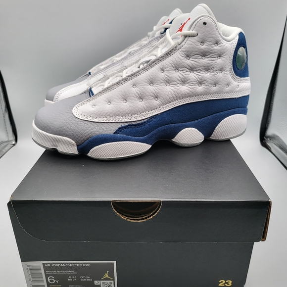 NEW Youth 6 / Women 7.5 Air Jordan 13 Retro (GS) French Blue DJ3003-164 - Picture 9 of 9